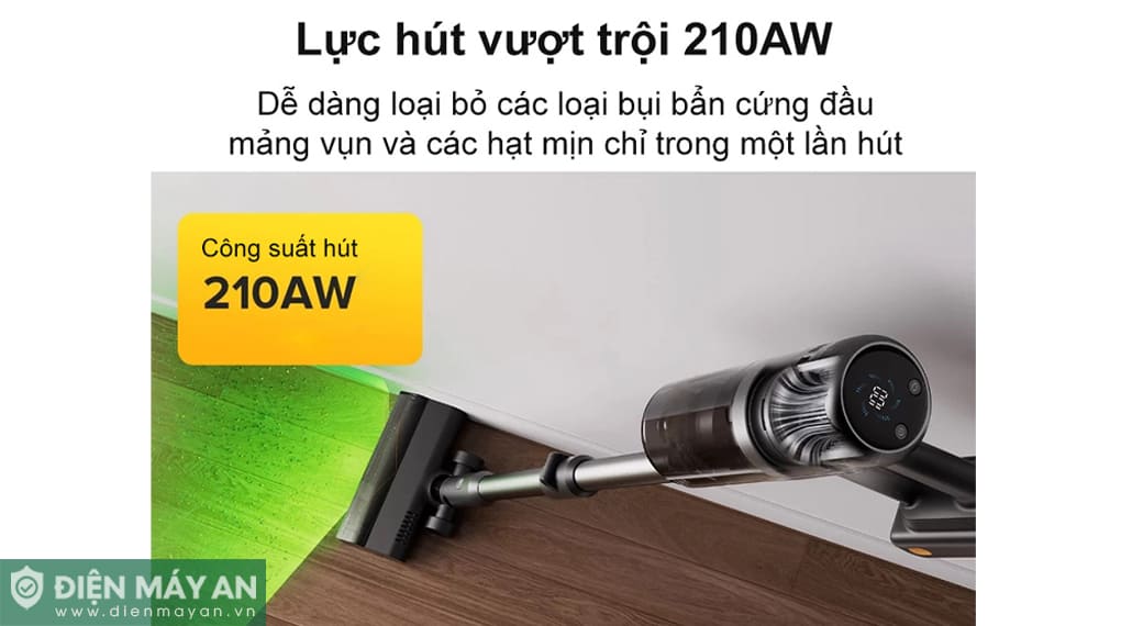 Máy hút bụi cầm tay Roborock H60 Ultra - Đen